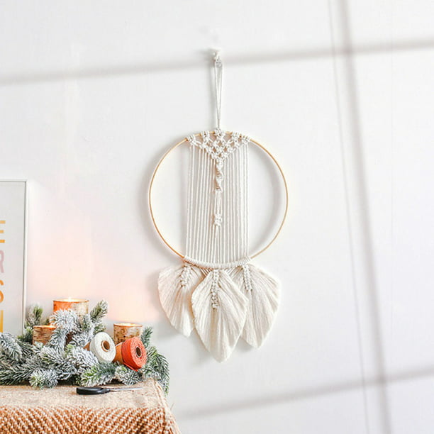 Style 4 Details about  / White Macrame Dreamcatcher